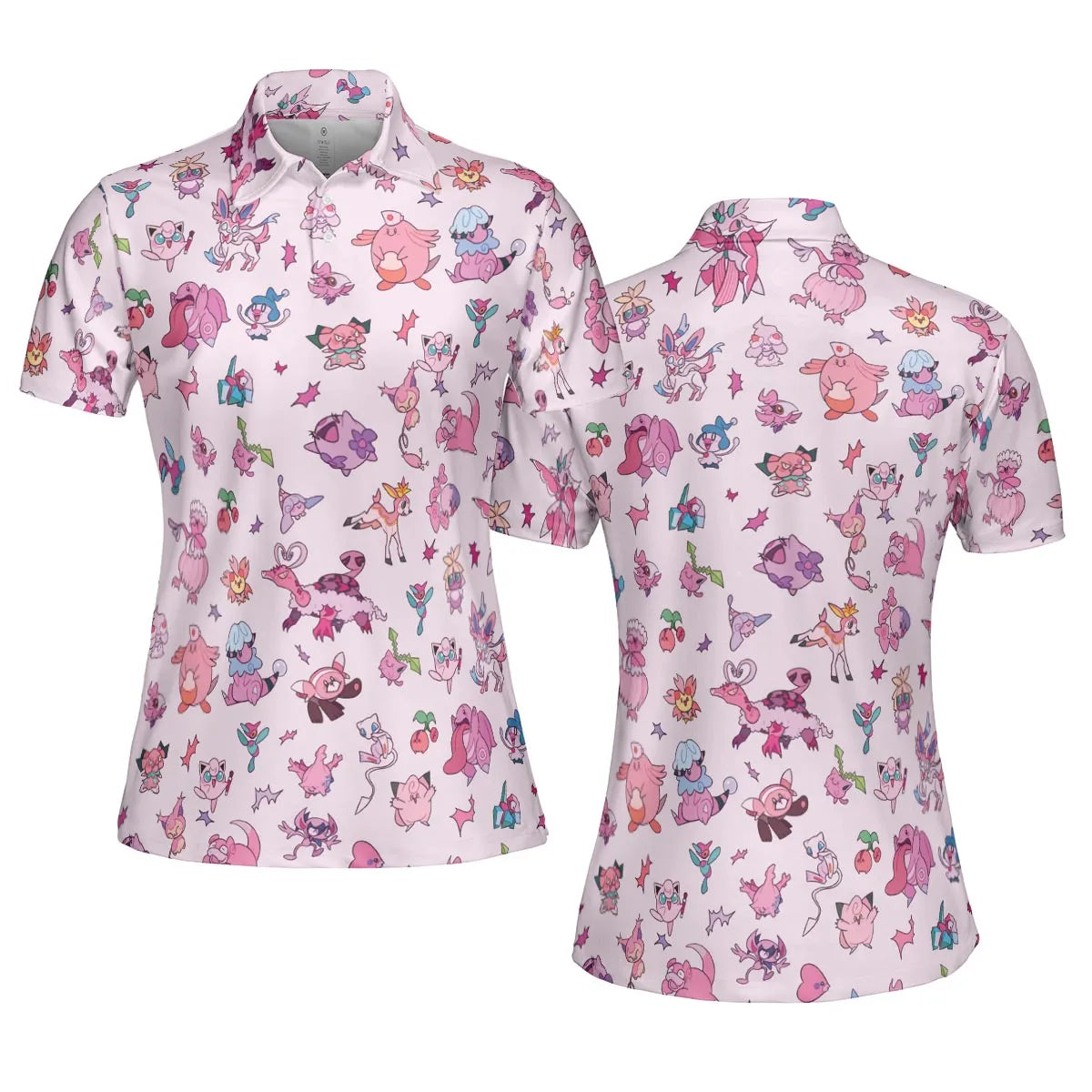 AOP Men/Women Polo Shirt - PVBTUVU2