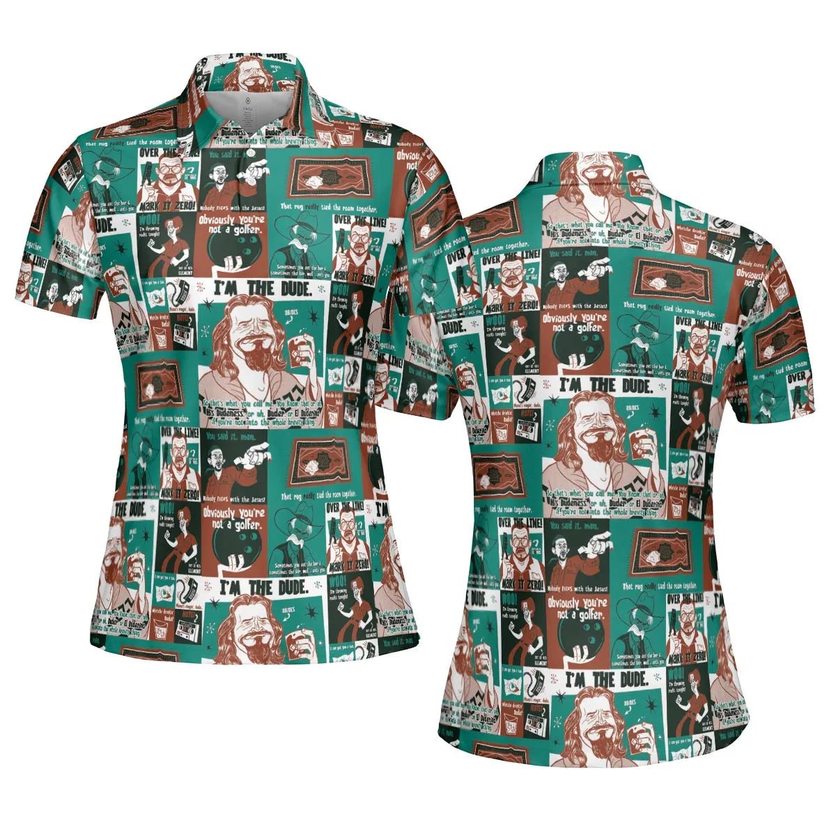 AOP Men/Women Polo Shirt - SQFLZFT3