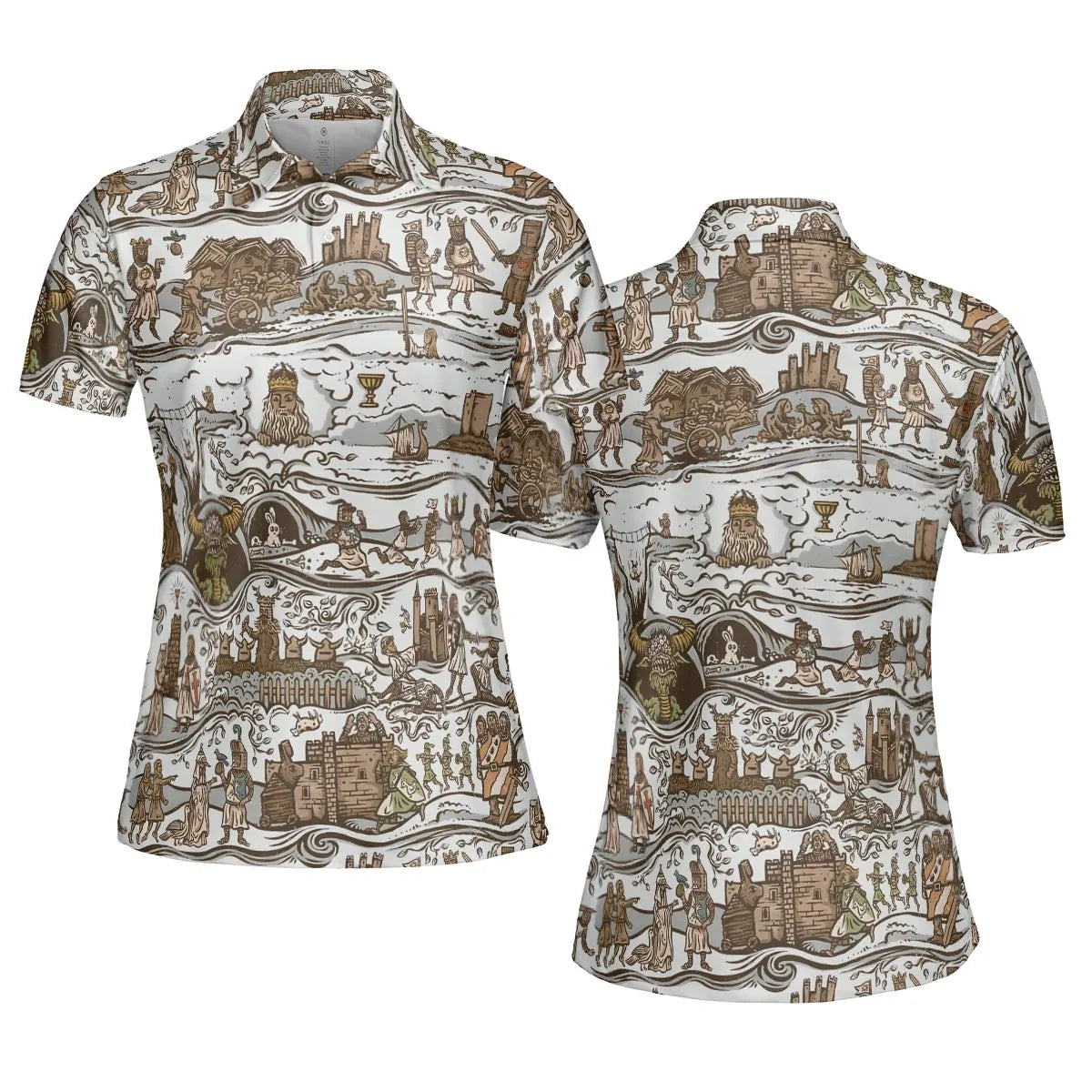 AOP Men/Women Polo Shirt - 8A6DJHJ3