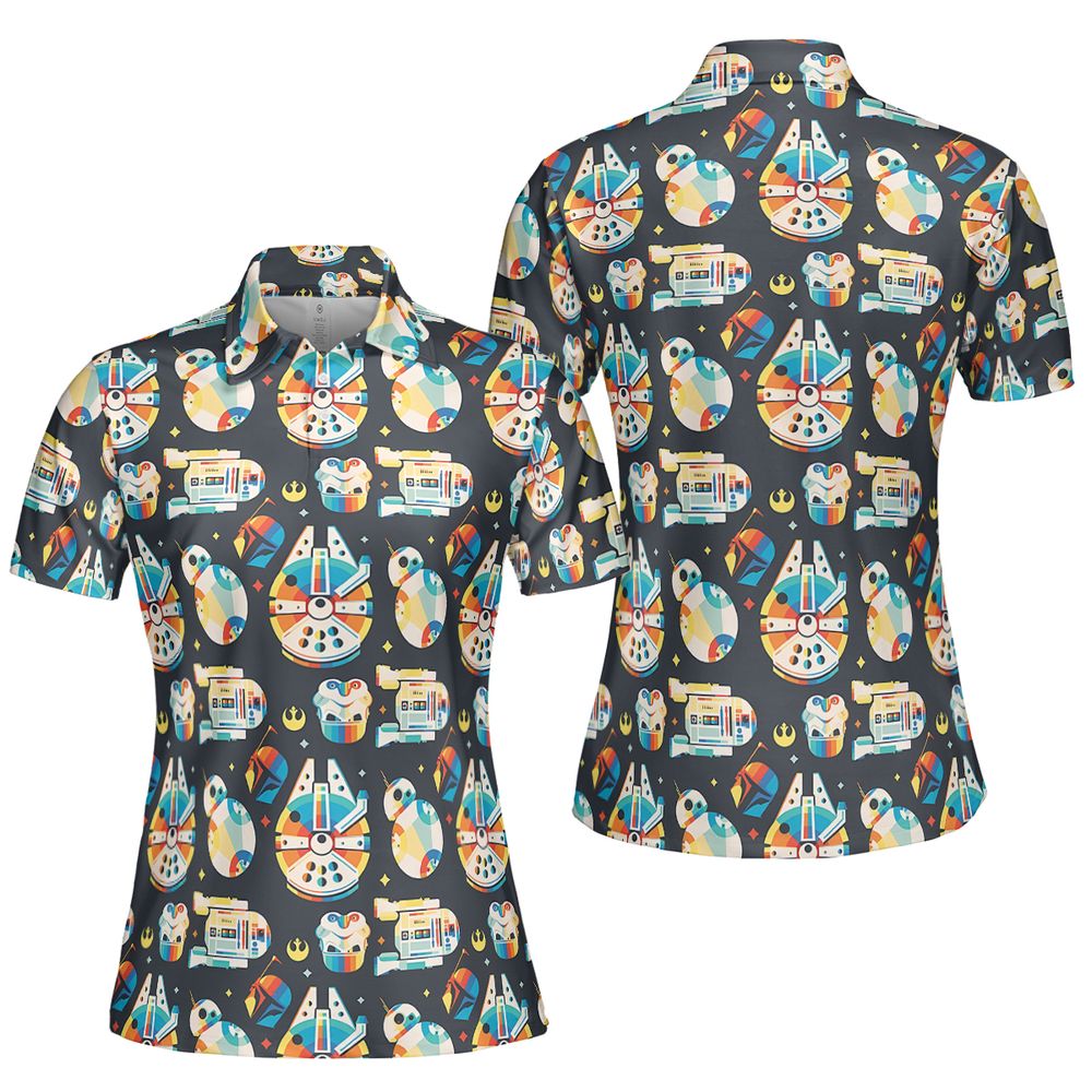 AOP Men/Women Polo Shirt - J8FQ241W - - 5