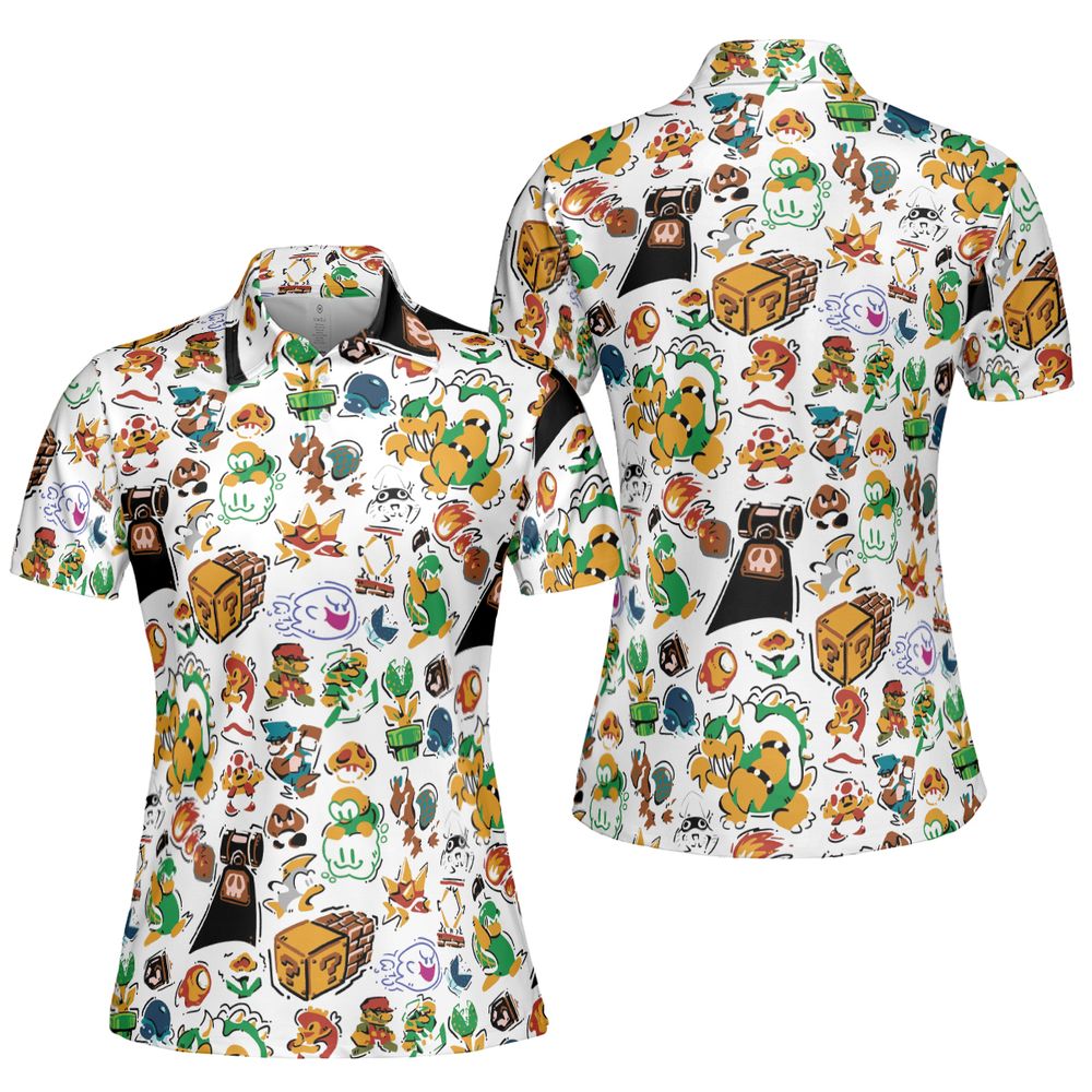 AOP Men/Women Polo Shirt - 9LL2DS79 - - 5