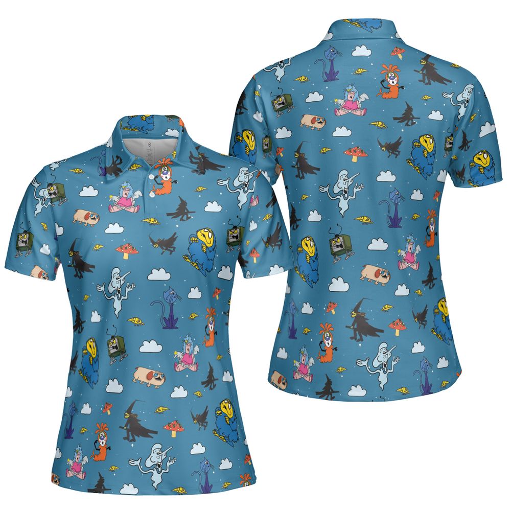 AOP Men/Women Polo Shirt - 9P9H25GS - - 5