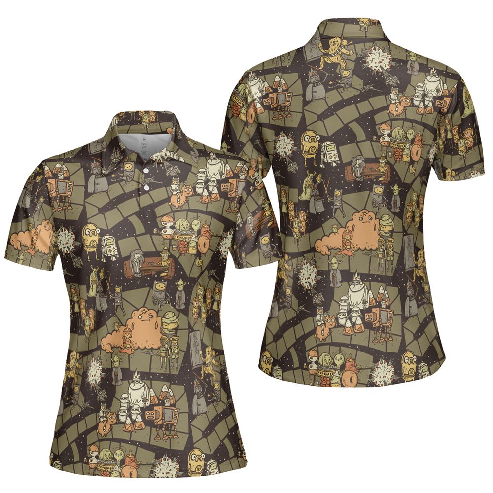 AOP Men/Women Polo Shirt - KLXFU9HQ - - 5