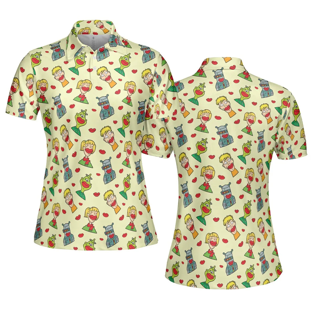 AOP Men/Women Polo Shirt - YNNJDL2S