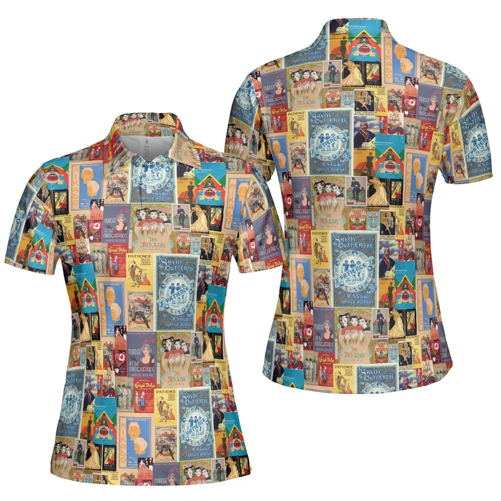 AOP Men/Women Polo Shirt - 93PB7ACE - - 5