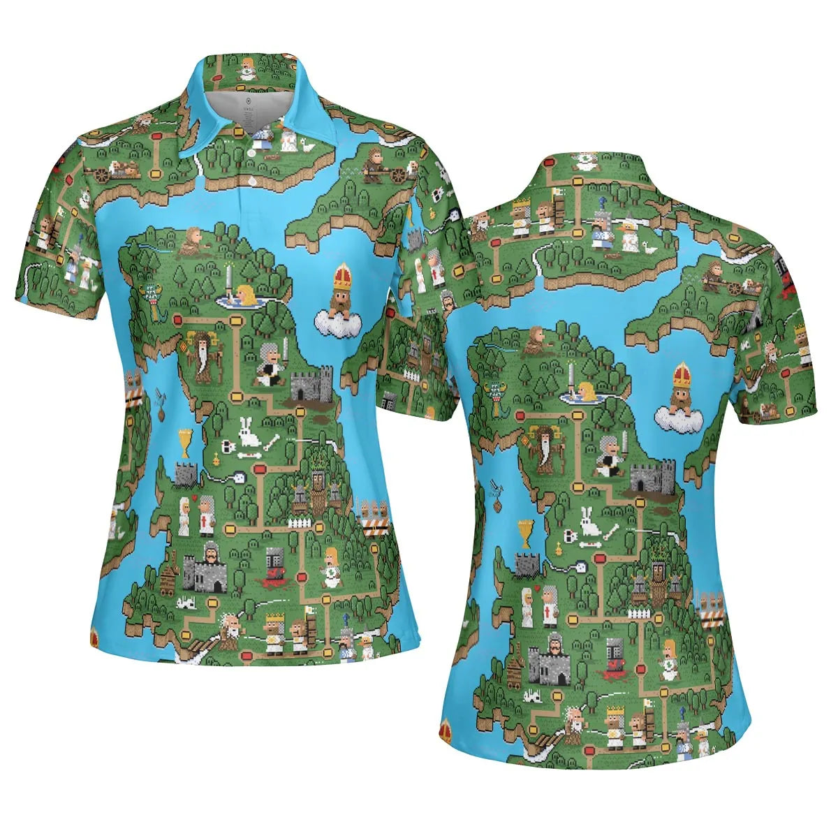 AOP Men/Women Polo Shirt - MFB8SRSK