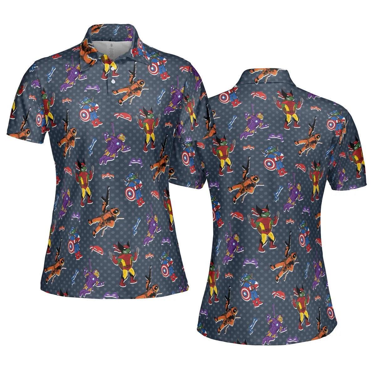 AOP Men/Women Polo Shirt - 9F7TXV4H