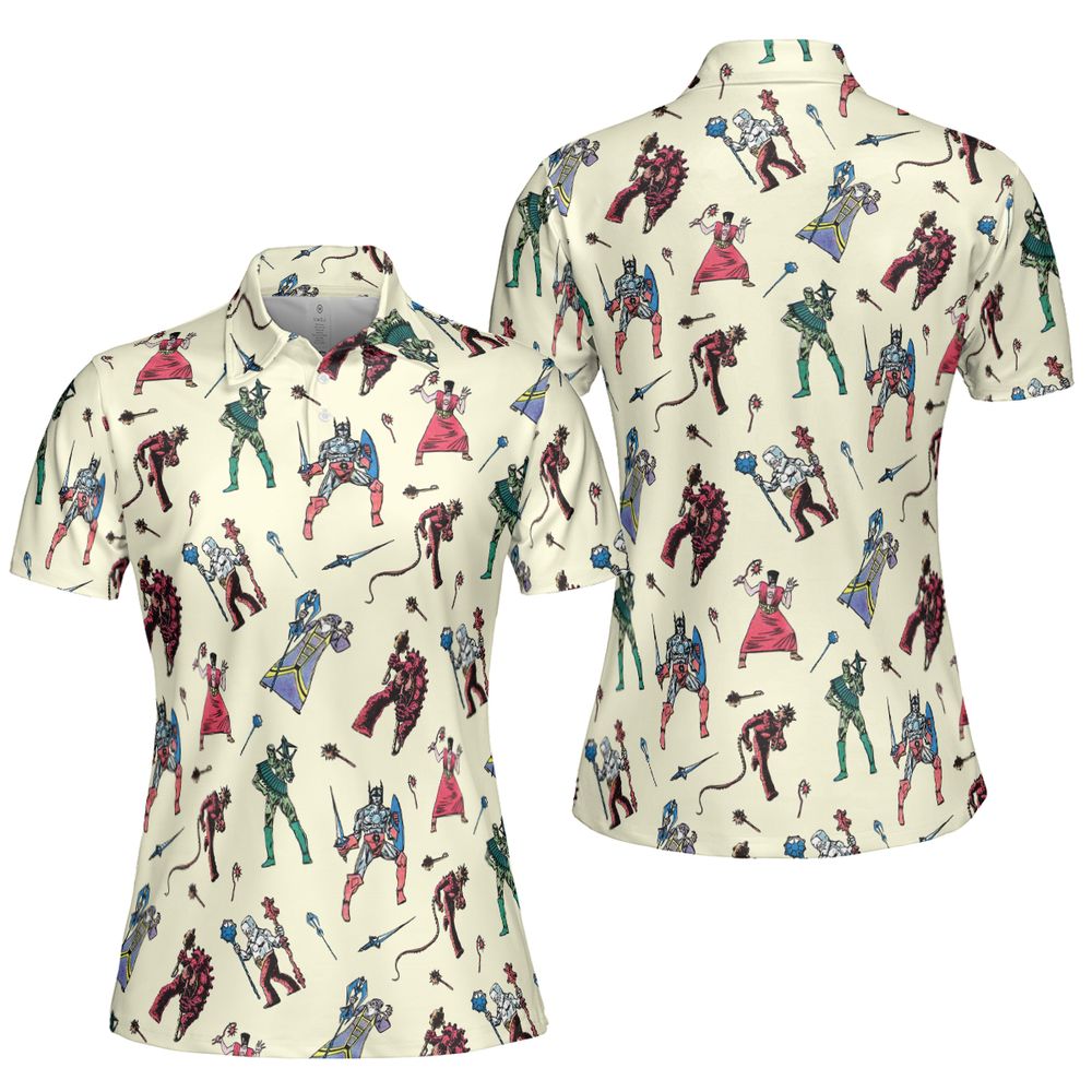 AOP Men/Women Polo Shirt - 19HVY63R - - 5