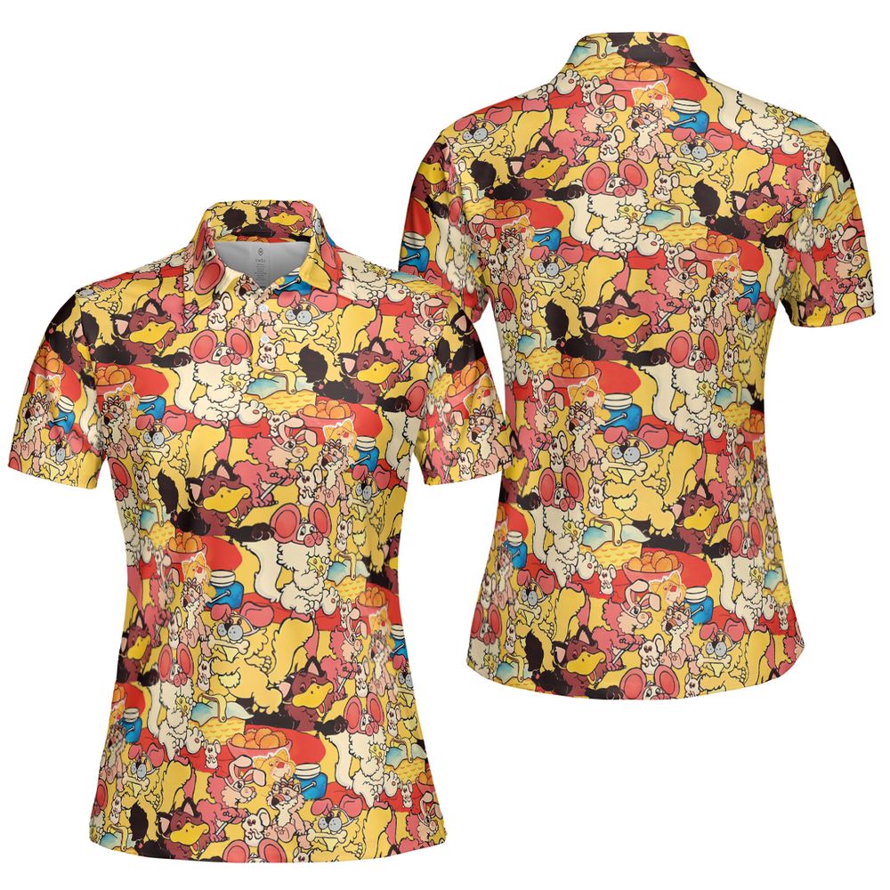 AOP Men/Women Polo Shirt - DS182WRV - - 5