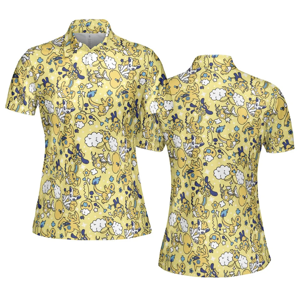 AOP Men/Women Polo Shirt - YC5CPNB7