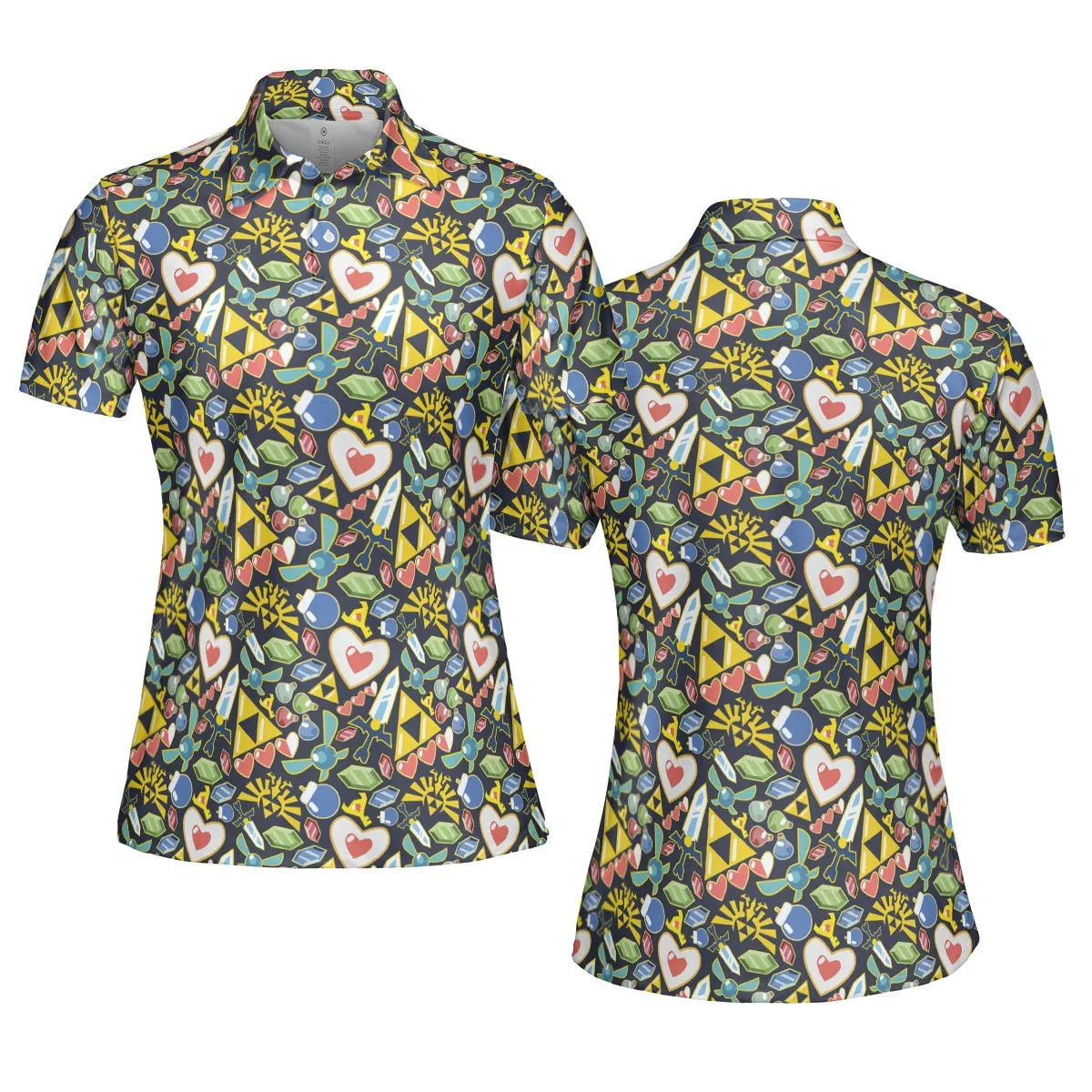 AOP Men/Women Polo Shirt - QDTQSJ7V