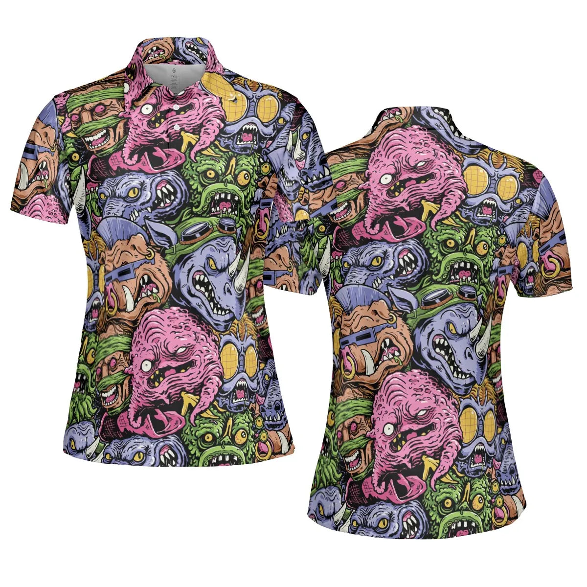 AOP Men/Women Polo Shirt - VVQJWY4U