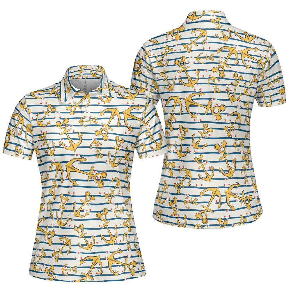 AOP Men/Women Polo Shirt - 4LJHGSV1 - - 5