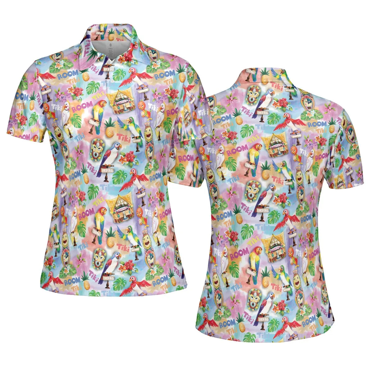 AOP Men/Women Polo Shirt - E1RX8YHU