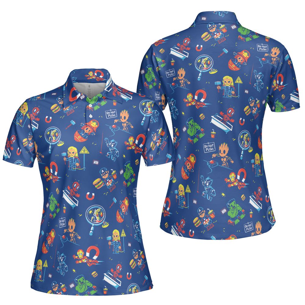 AOP Men/Women Polo Shirt - BXAY6NMQ - - 5