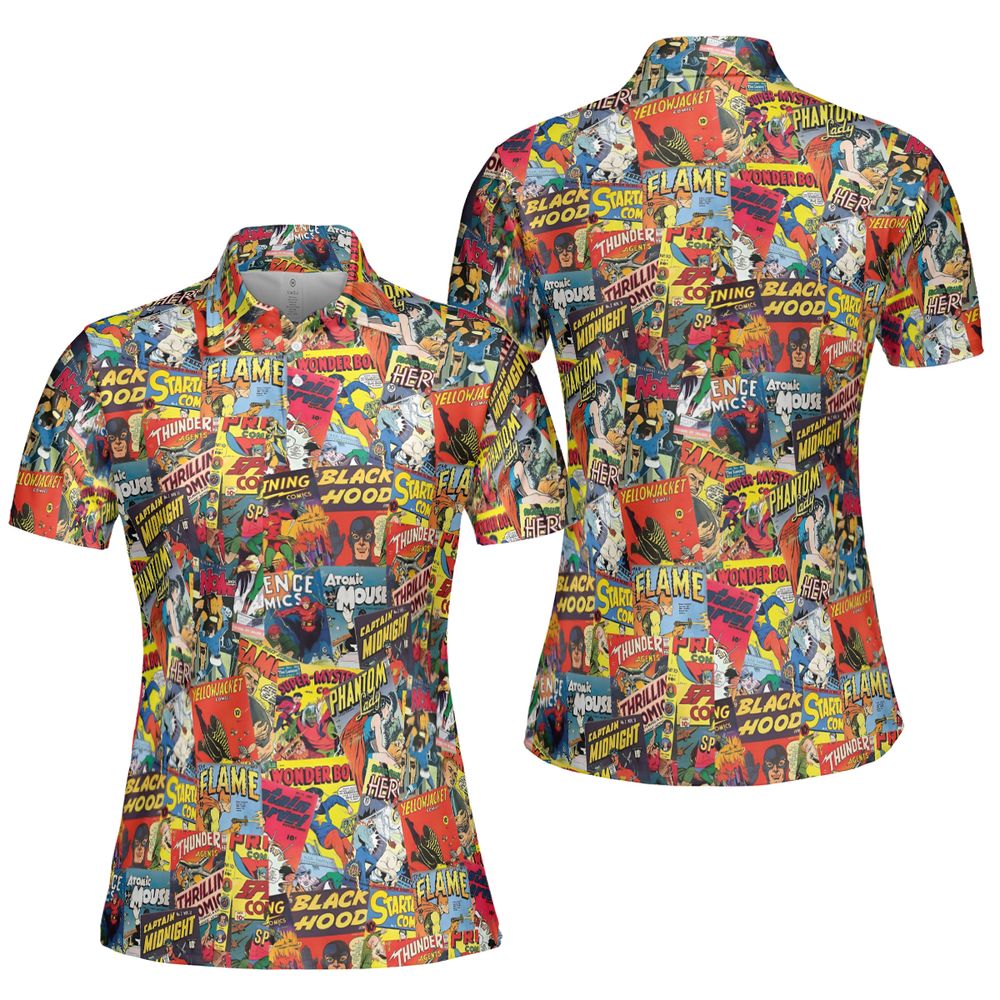 AOP Men/Women Polo Shirt - P7V1V9C2 - - 5