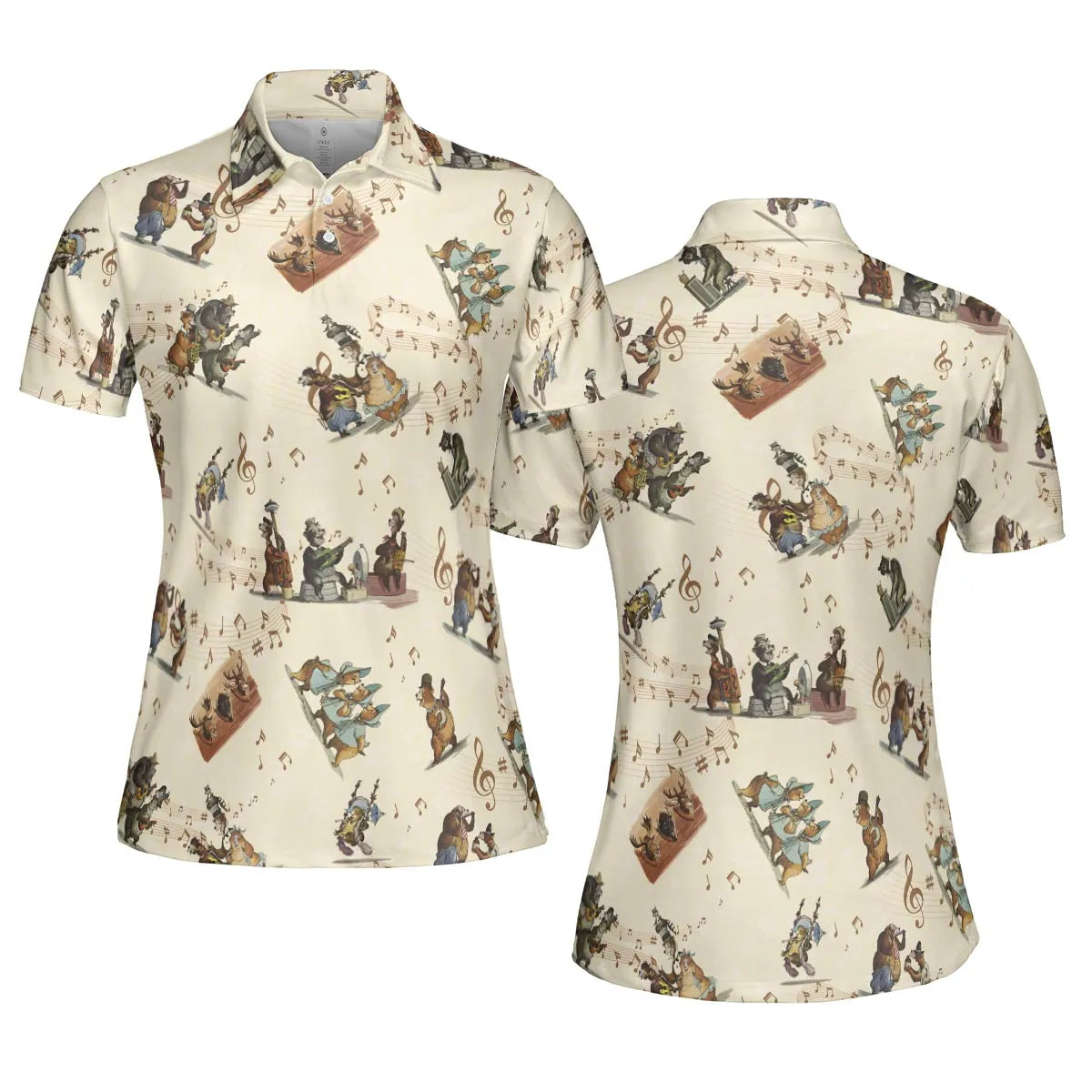 AOP Men/Women Polo Shirt - 5V4BHKGQ