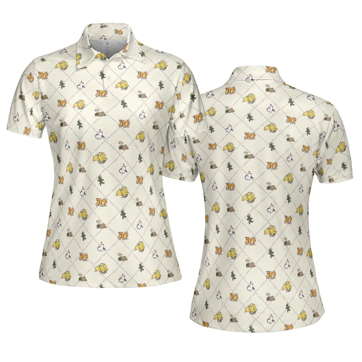 AOP Men/Women Polo Shirt - U3C62N1Q