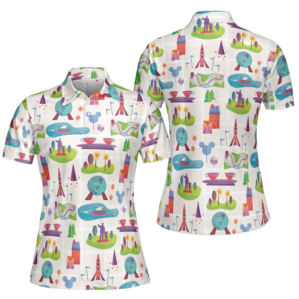 AOP Men/Women Polo Shirt - T8N9VGF6 - - 5