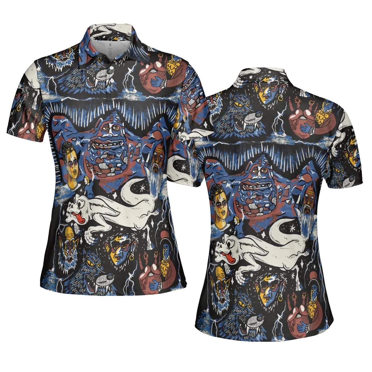 AOP Men/Women Polo Shirt - G3HJR515