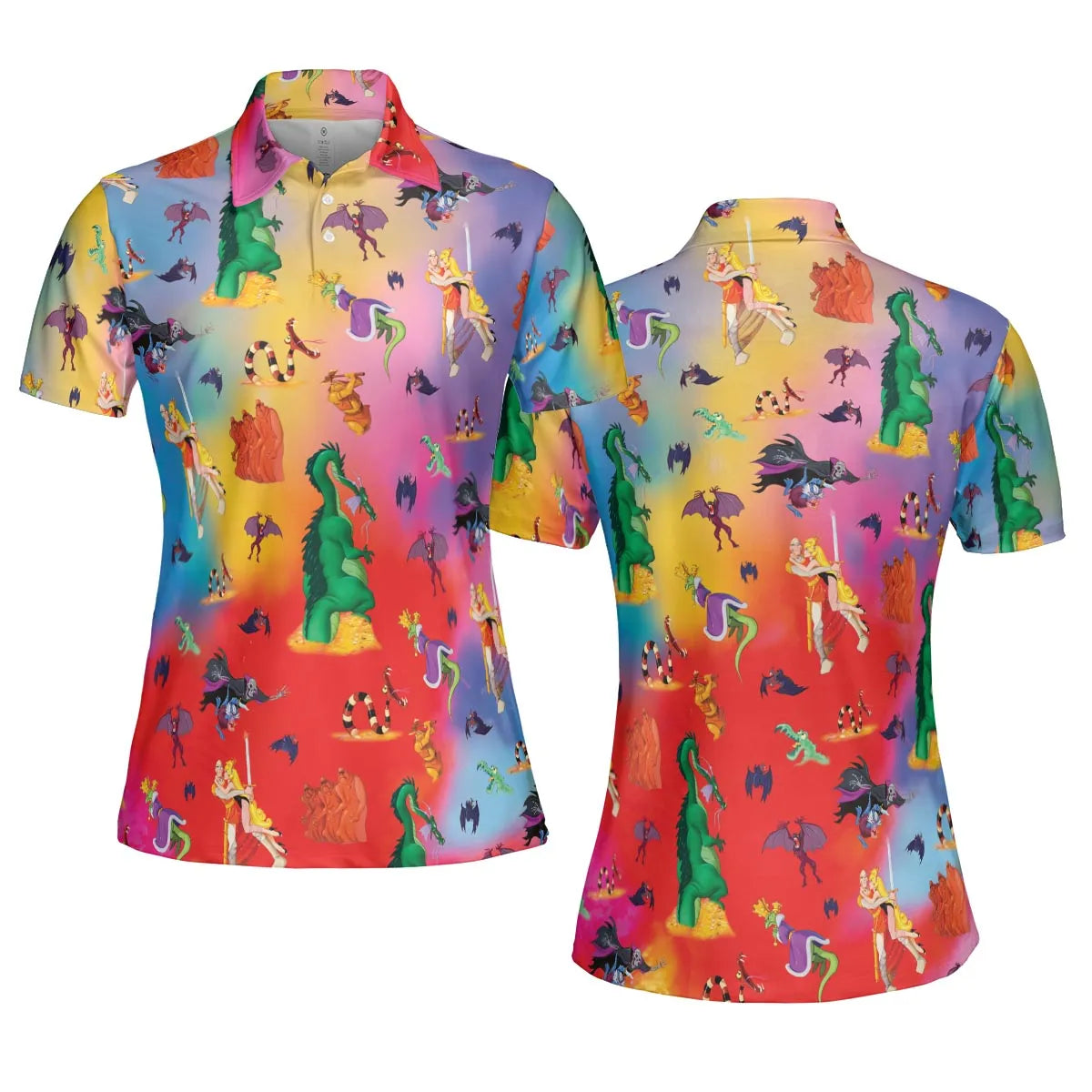 AOP Men/Women Polo Shirt - 5R4VX8KY