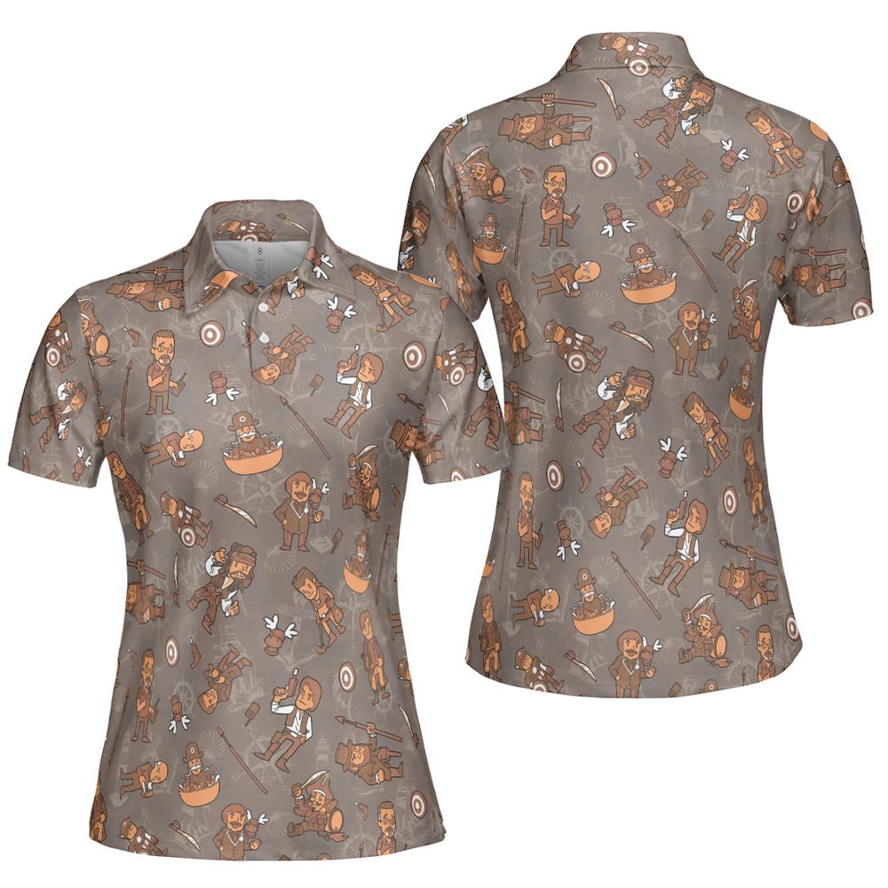 AOP Men/Women Polo Shirt - 9BRHRNQ1 - - 5