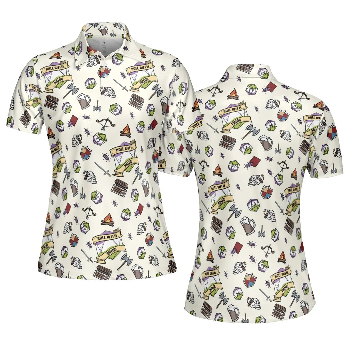 AOP Men/Women Polo Shirt - NEDJATTM