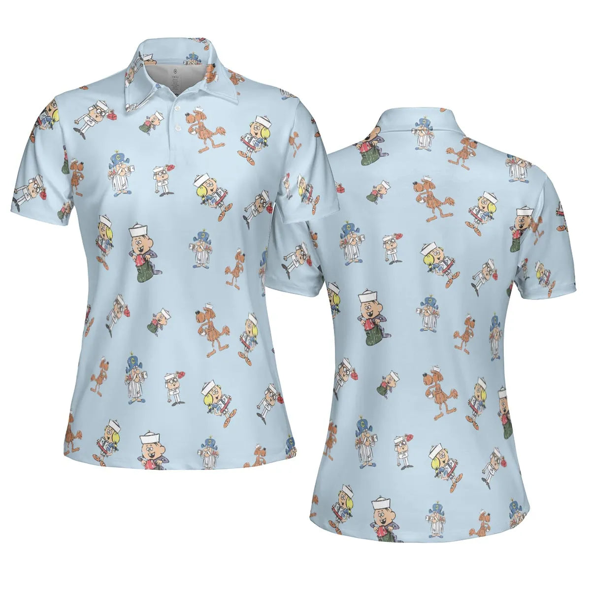 AOP Men/Women Polo Shirt - YQU2MSLH