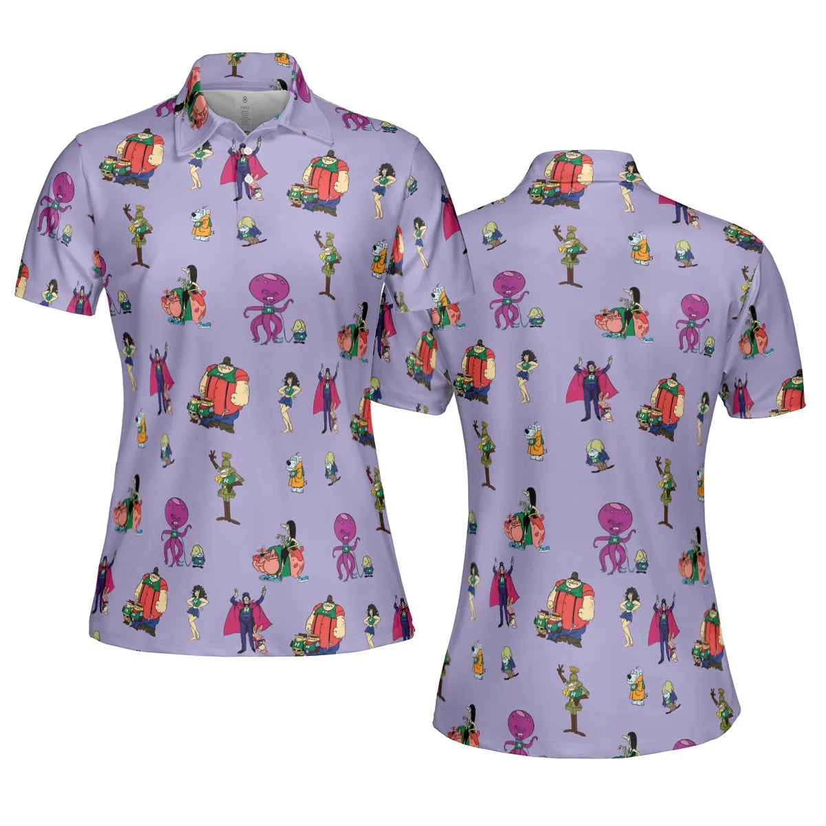 AOP Men/Women Polo Shirt - PUXE3MJ8