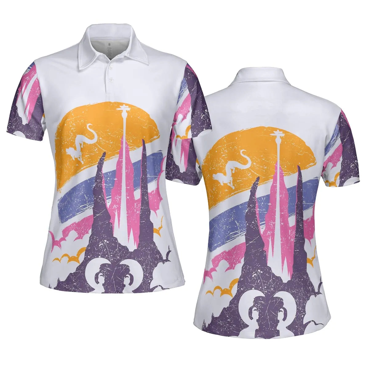 AOP Men/Women Polo Shirt - 2LTEMCF6