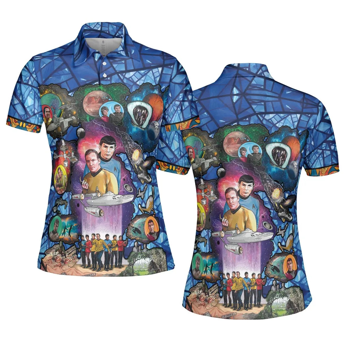 AOP Men/Women Polo Shirt - YUVLFTKR
