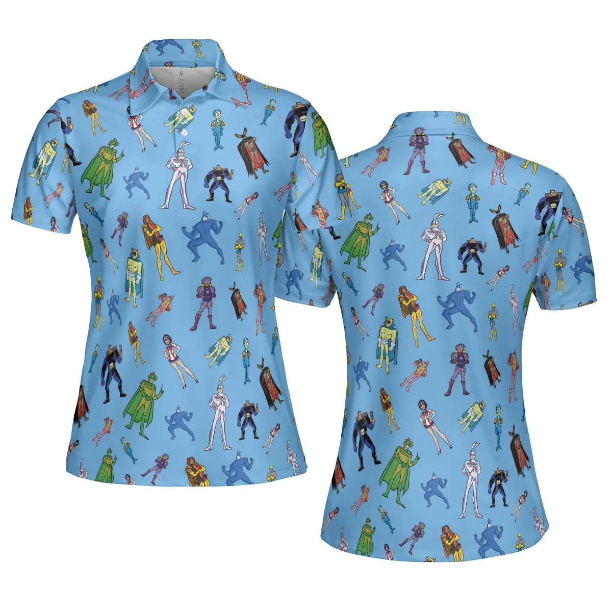 AOP Men/Women Polo Shirt - 6WP9A9PJ