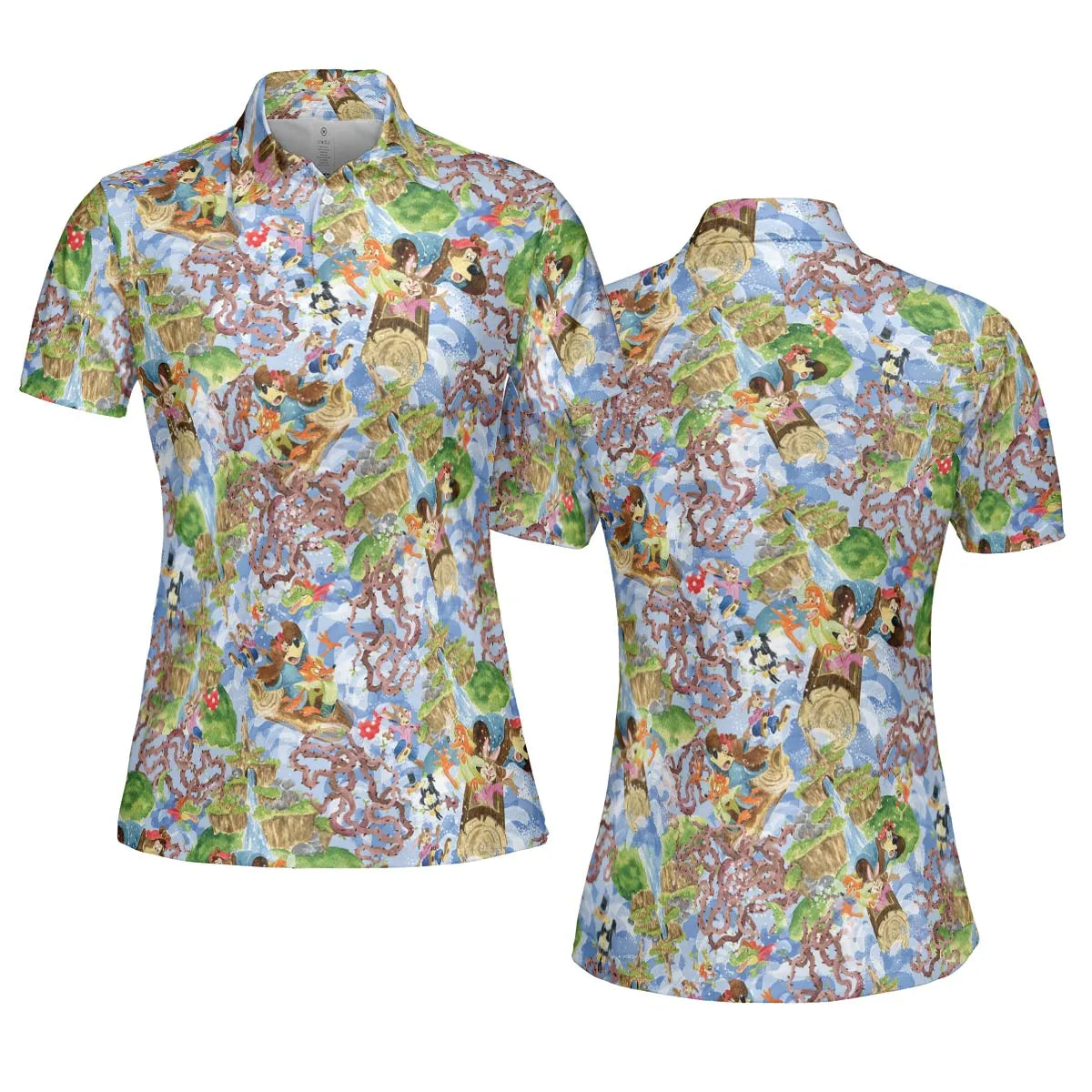 AOP Men/Women Polo Shirt - TNNPM2XY