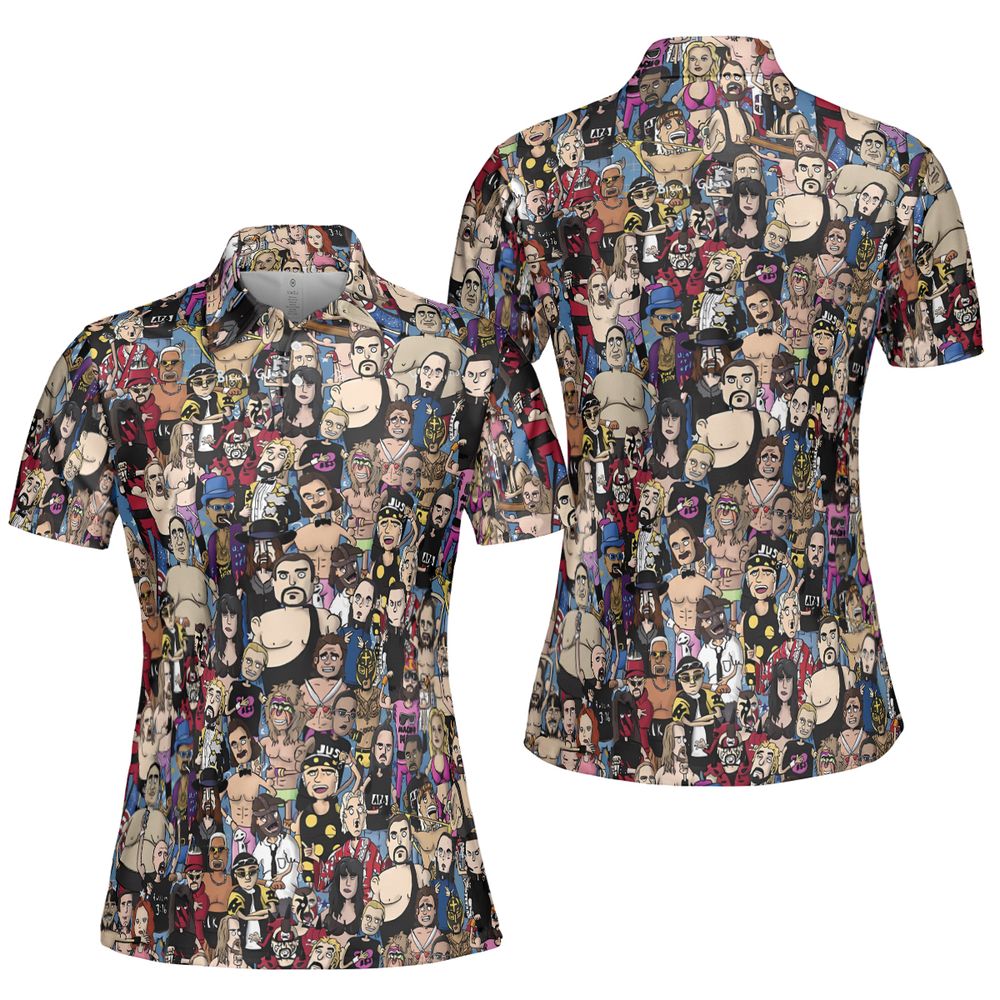 AOP Men/Women Polo Shirt - 1CS37SFX - - 5
