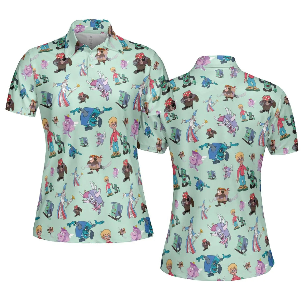 AOP Men/Women Polo Shirt - E2D3AP9N