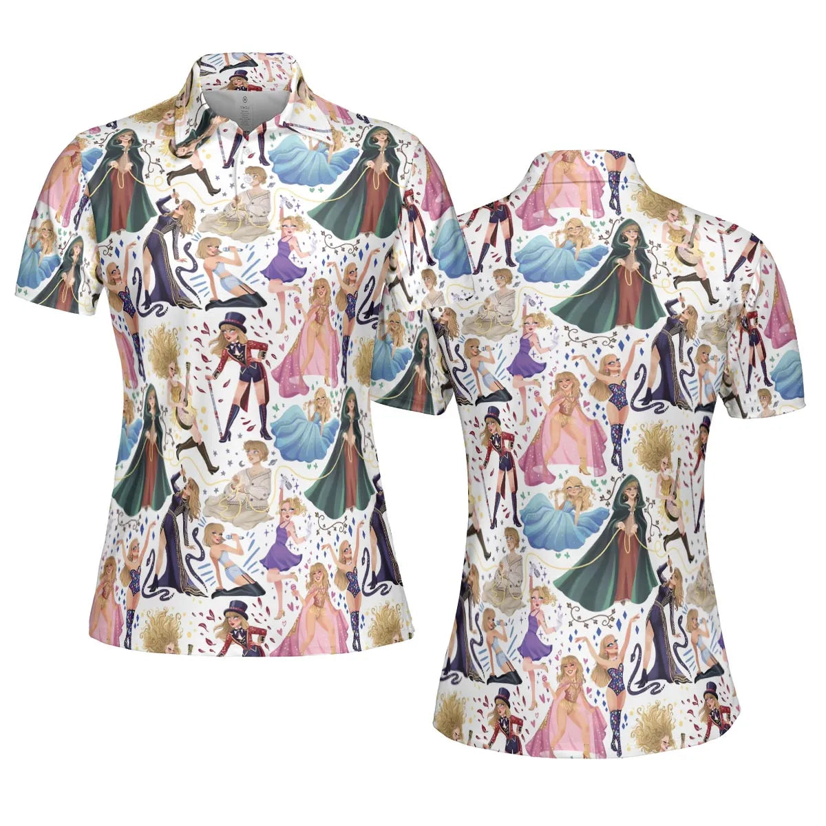 AOP Men/Women Polo Shirt - GYUK9VVW
