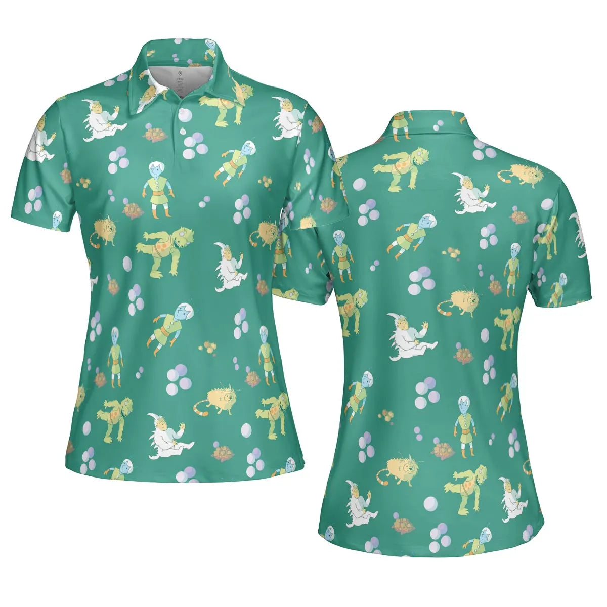 AOP Men/Women Polo Shirt - T9VPZH5K