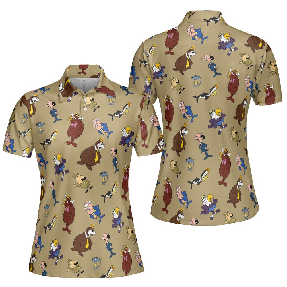 AOP Men/Women Polo Shirt - XSJVRFLM - - 5