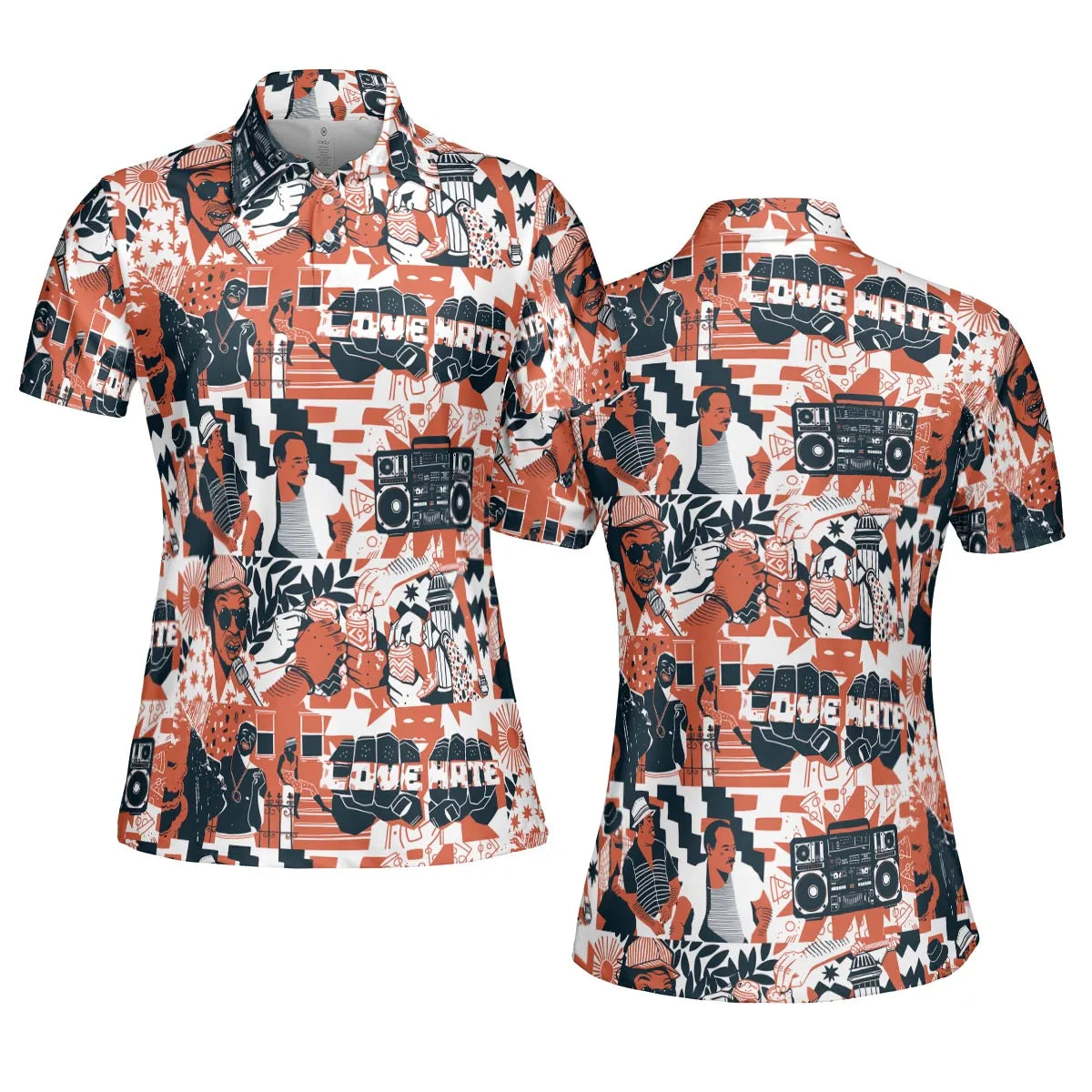 AOP Men/Women Polo Shirt - KP89QS4L