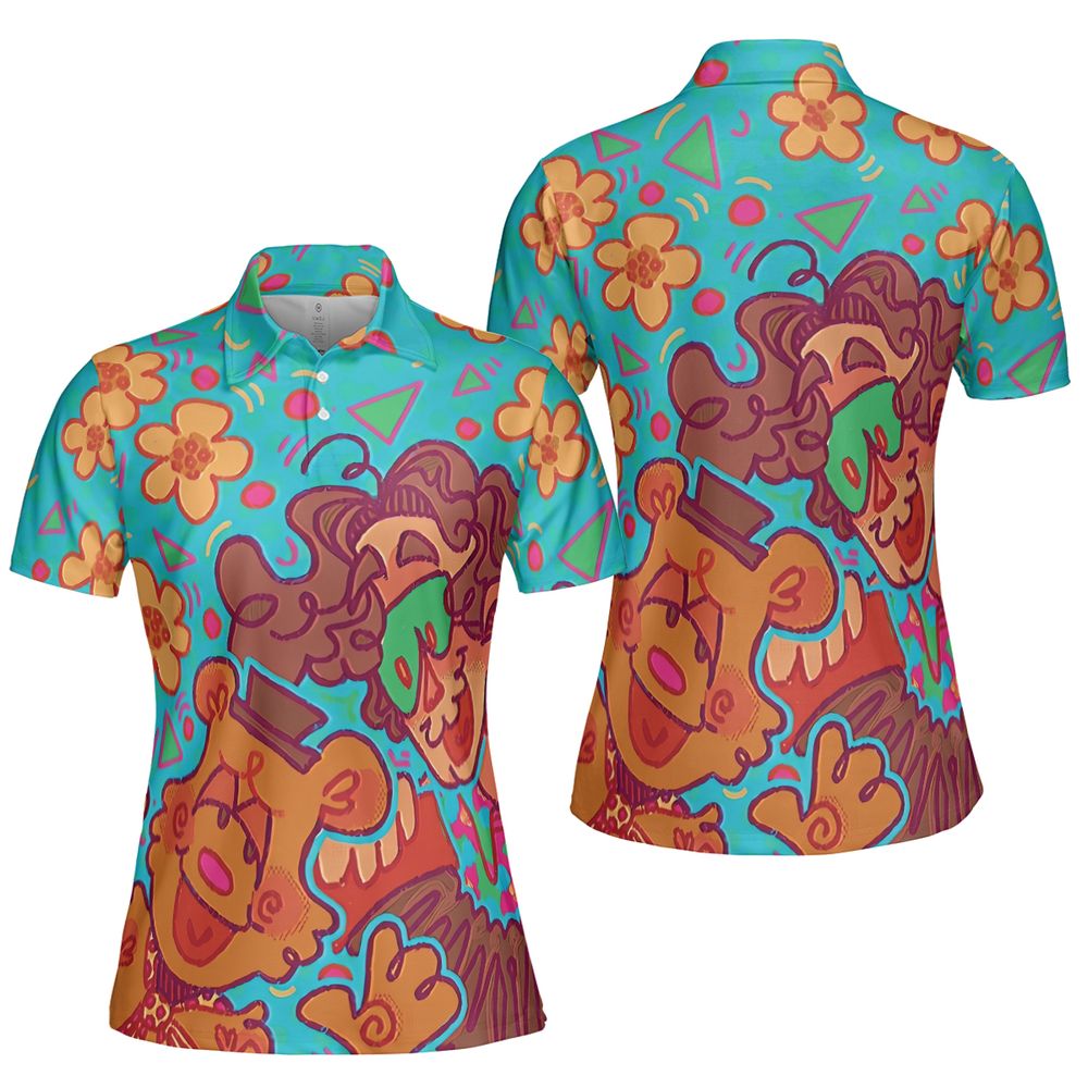 AOP Men/Women Polo Shirt - TNPLEMLU - - 5