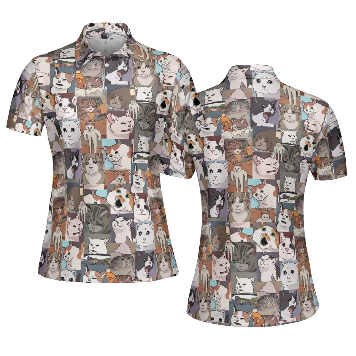 AOP Men/Women Polo Shirt - K1SPVYFM