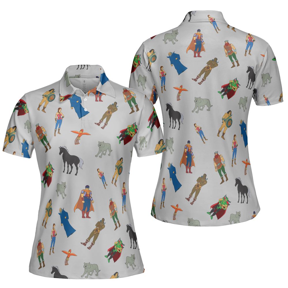 AOP Men/Women Polo Shirt - SBKGBQ49 - - 5