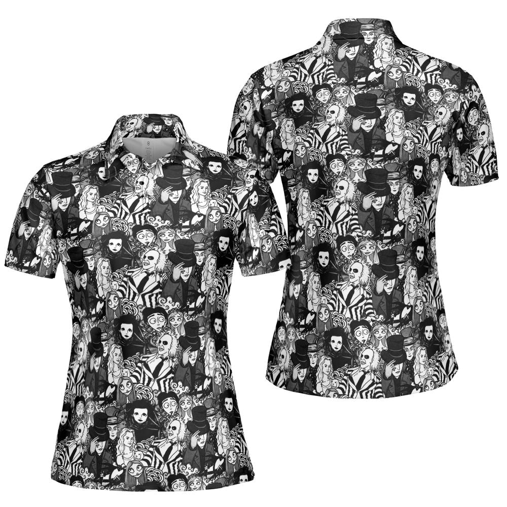 AOP Men/Women Polo Shirt - SKQ55F8R - - 5