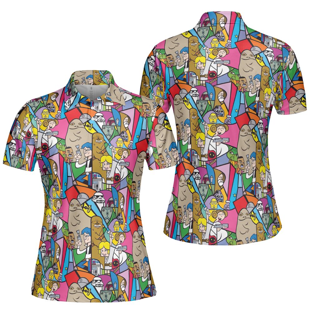 AOP Men/Women Polo Shirt - WVZN67WD - - 5