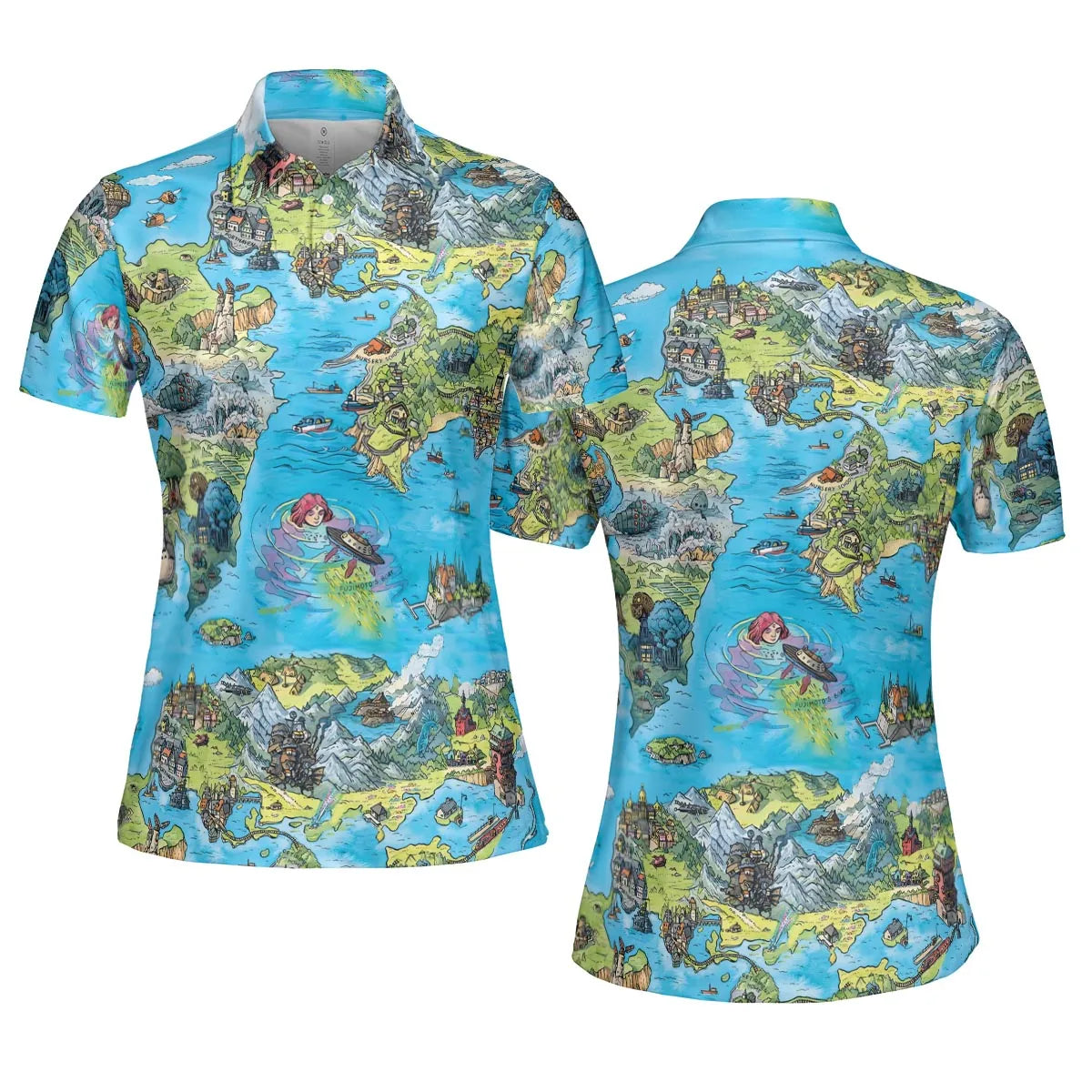 AOP Men/Women Polo Shirt - ECV494NF