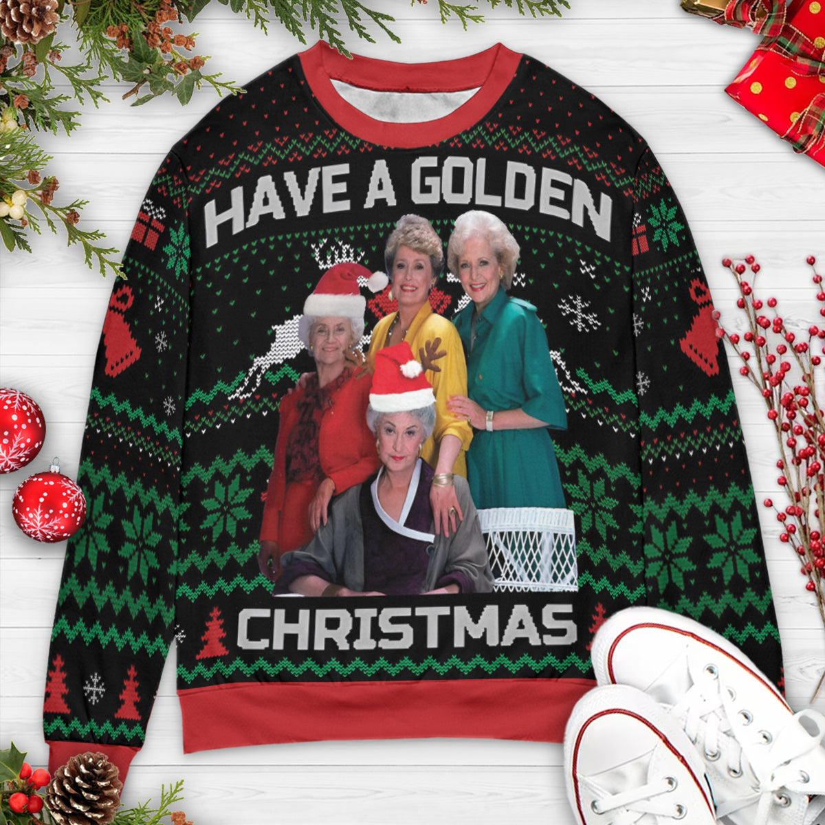 Ugly Christmas Sweatshirt - 4PN6LFNL