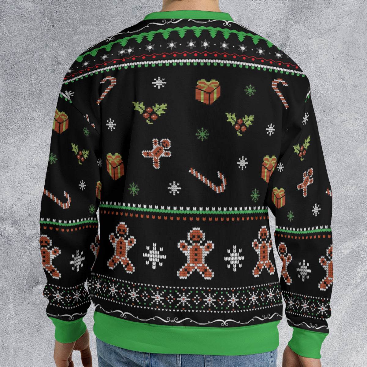 Ugly Christmas Sweatshirt - QZQDUNAQ