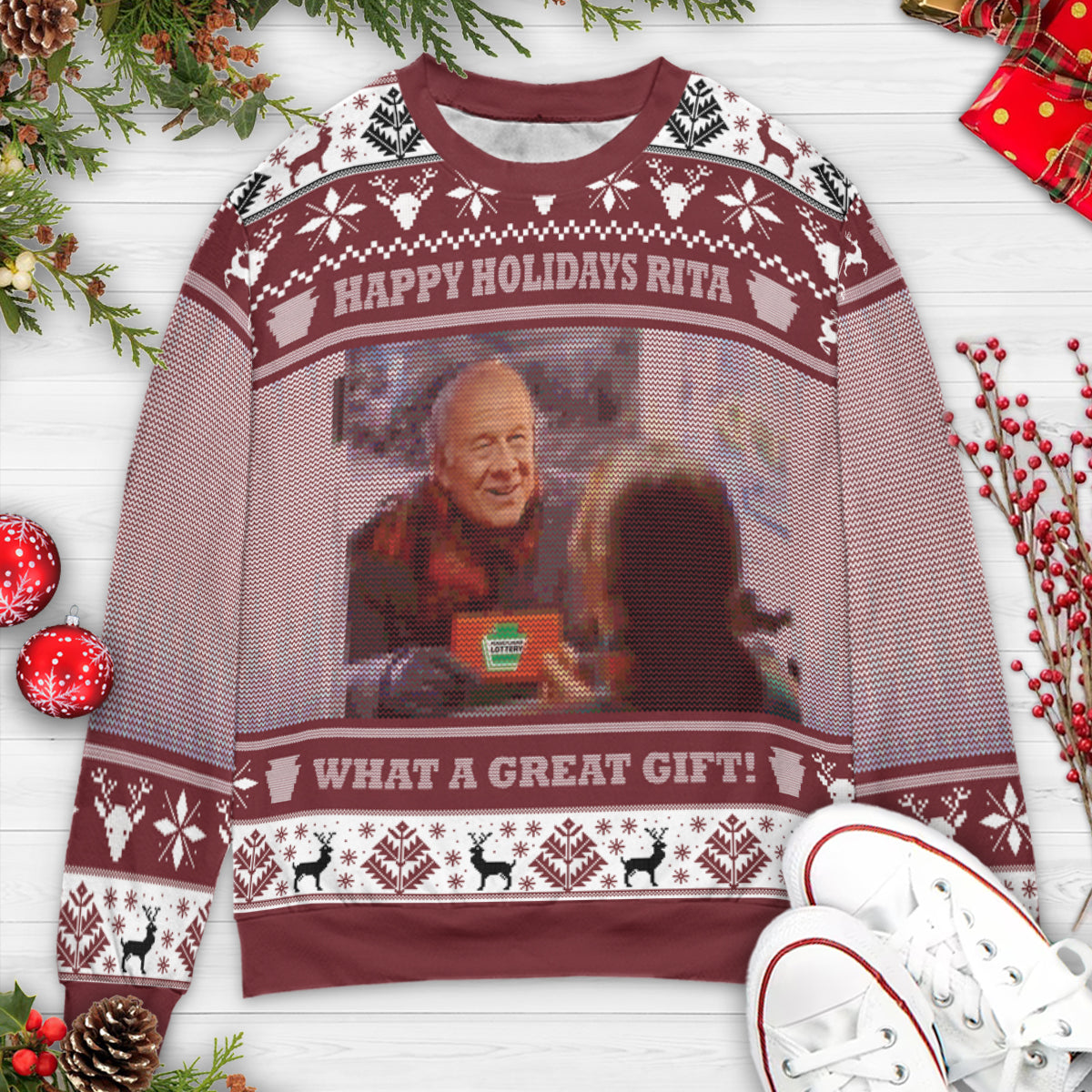 Ugly Christmas Sweatshirt - LSKUYG82