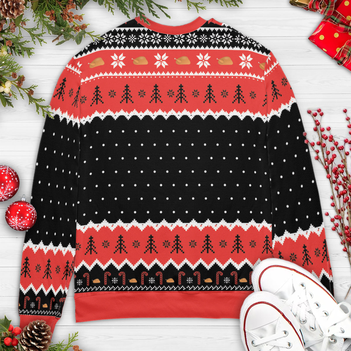 Ugly Christmas Sweatshirt - ANGBCBKU