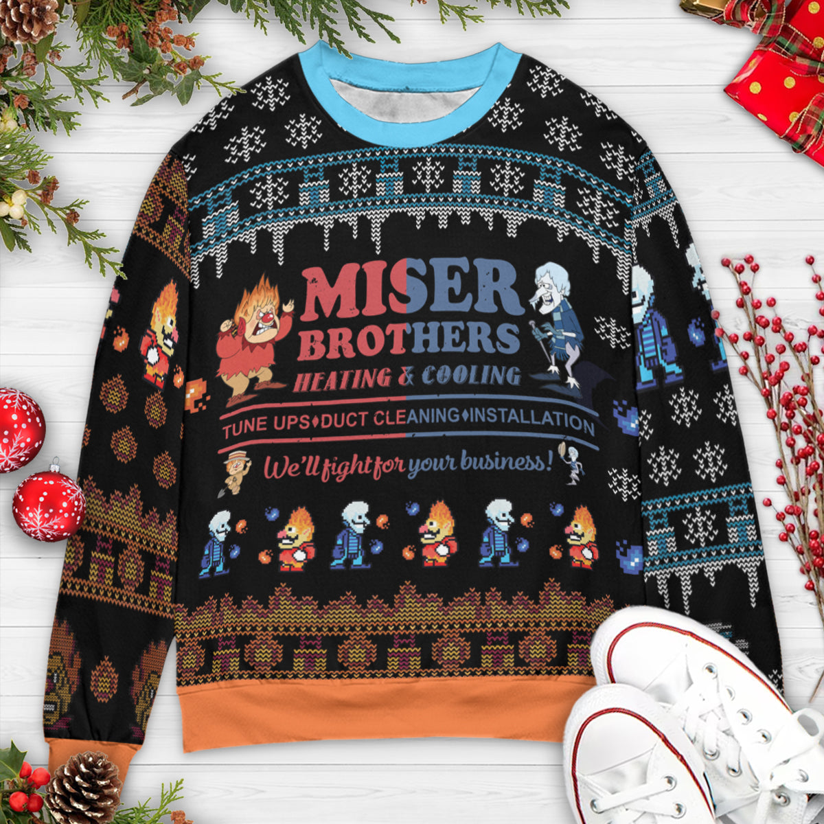 Ugly Christmas Sweatshirt - 5G3DN9MB